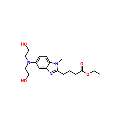3543-74-6|5-[Bis(2-hidroksietil)amino]-1-metil-1H-benzimidazola-2-butānskābes etilesteris