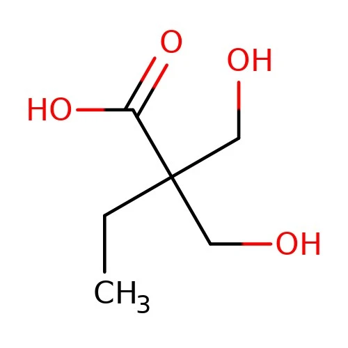 CAS:10097-02-6|2,2-bis(hidroksimetil)sviestskābe (DMBA)