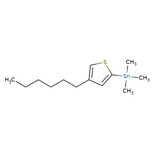 CAS:154717-22-3|(4-heksil-2-tienil)(trimetil)stannāns
