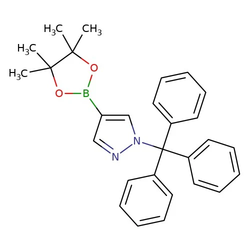 CAS:863238-73-7|4-(4,4,5,5-Tetrametil-1,3,2-dioksaborolan-2-il)-1-tritilpirazols