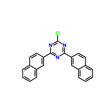 CAS 1247124-77-1|2-hlors-4,6-di(naftalen-2-il)-1,3,5-triazīns