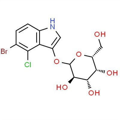 CAS:7240-90-6|5-Brom-4-hlor-3-indolil-D-galaktopiranozīds