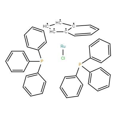 CAS:99897-61-7|Hlor(indenil)bis(trifenilfosfīns)rutēnijs(II)