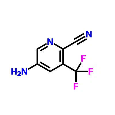 CAS:573762-62-6|5-Amino-3-(trifluormetil)pikolinonitrils