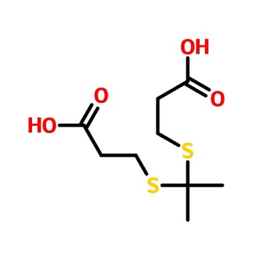 CAS:4265-59-2|3,3'-(propāns-2,2-diilbis(sulfāndiil))dipropionskābe
