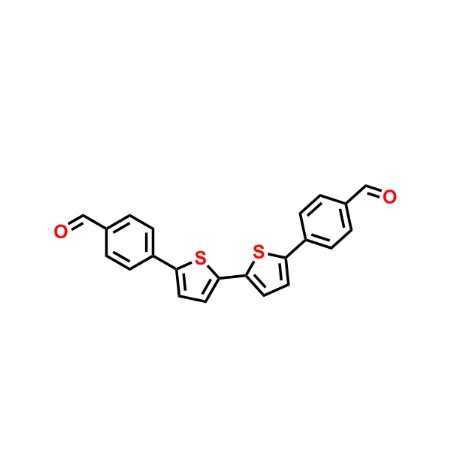 CAS:932745-70-5|4,4'-(2,2'-bitiofēns-5,5'-diil)dibenzaldehīds